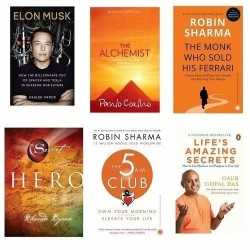 combo of 5 self - help books