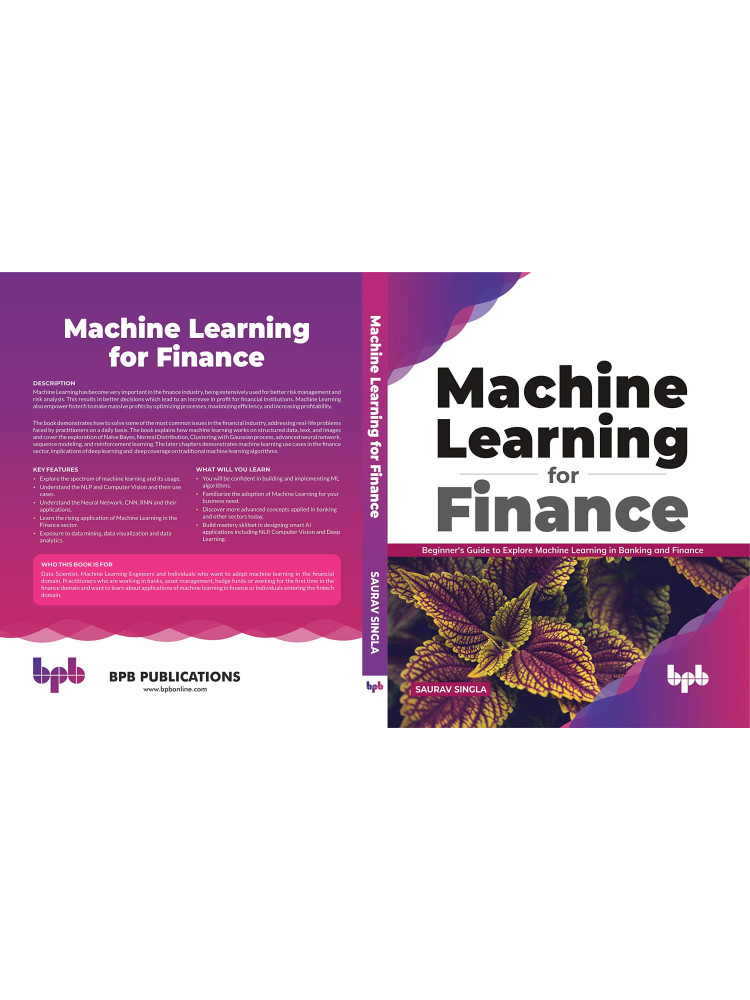 Buy Machine Learning for Finance by Saurav Singla