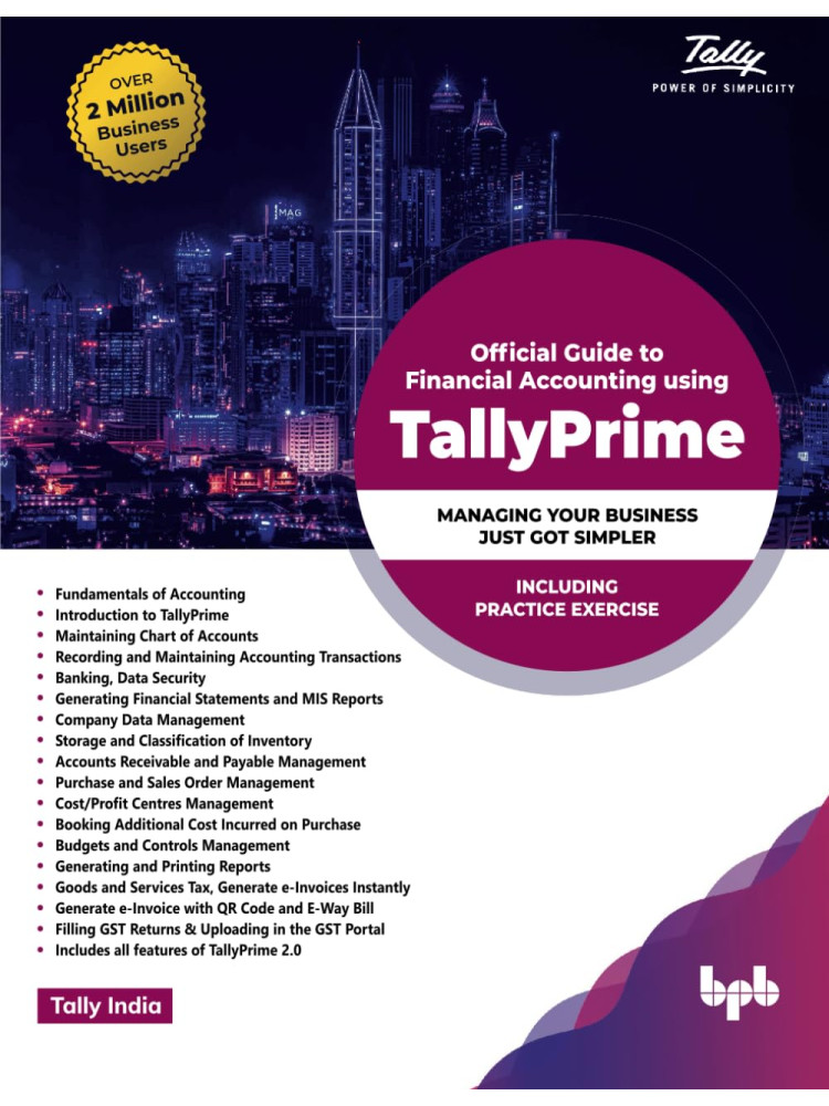 Buy Official Guide to Financial Accounting using TallyPrime Buy Official Guide to Financial Accounting using TallyPrime
