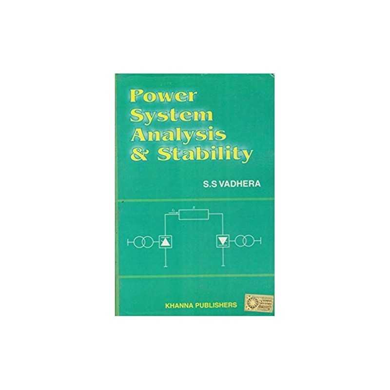 Buy Power System Analysis & Stability Online by S.S. Vadhera