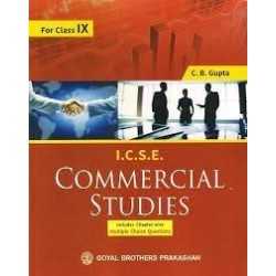 Buy Commercial Studies: Textbook for ICSE Class 9 Online