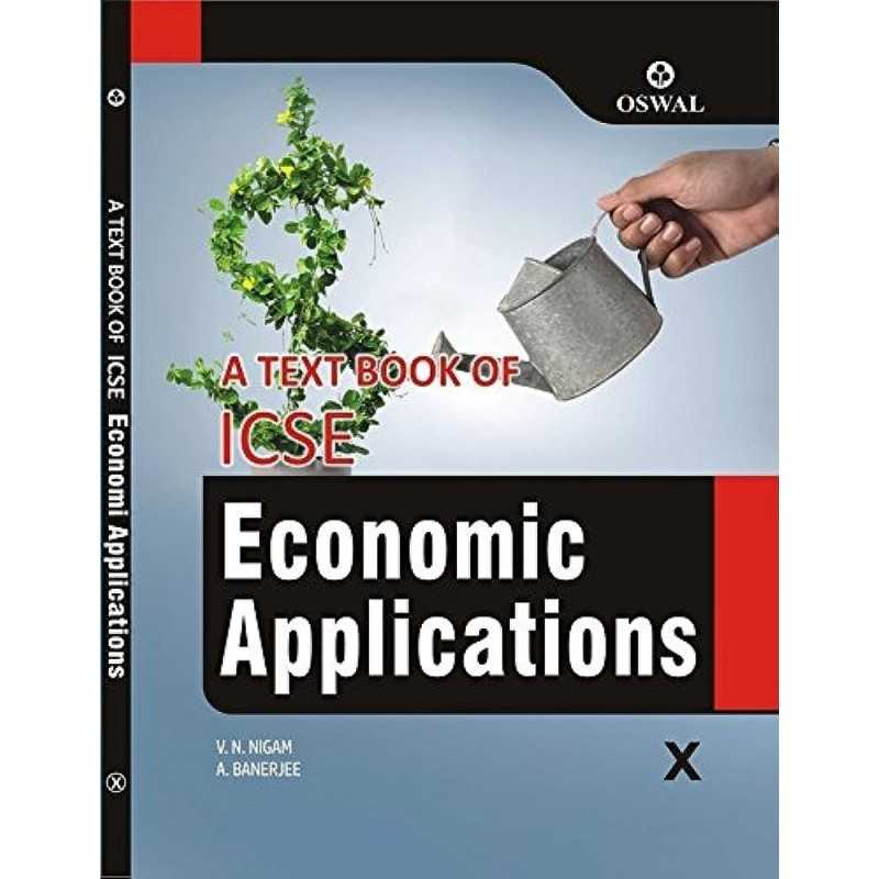 Buy Economic Applications: Textbook for ICSE Class 10 Online by V.N.NIGAM