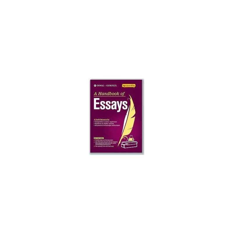 Buy A Handbook of Essays For Competitive Examinations Online 