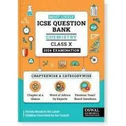 Oswal - Gurukul Chemistry Most Likely Question Bank : ICSE Class 10 For 2024 Exam