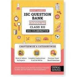 Oswal - Gurukul Accounts Most Likely Question Bank : ISC Class 12 for 2024 Exam