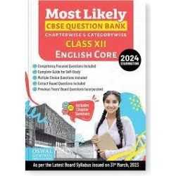 Buy Oswal - Gurukul English Core Most Likely CBSE Question Bank : Class 11 Exam 2024 Online