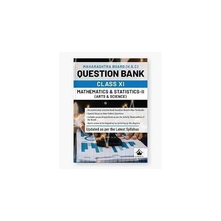 Gurukul H.S.C Mathematics & Statistics - II Question Bank for MH Board Class 11