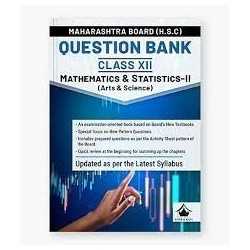 Buy Gurukul H.S.C Mathematics & Statistics - II Question Bank for MH Board Class 12 Online